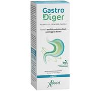Aboca Gastro Diger Jarabe 180 g - Alivio de pesadez, hinchazón y náuseas - Digestión natural - Dispositivo médico a base de extractos vegetales