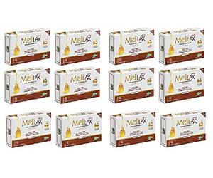 Aboca Melilax - Paquete De 12 Paquetes 6 Microclisms, Y , Libera Los Intestinos Protege La Mucosa Rectal, Para Adultos Niños