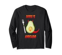 Abogado de Aguacate del Diablo Guacamole de Chile Picante Manga Larga