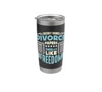Abogado de divorcio recién firmado Divorcio Vaso térmico de acero inoxidable de doble pared