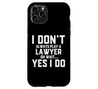 Abogado Divertido Disfraz Asesor Legal Abogados de Casos de litigios Carcasa para iPhone 11 Pro