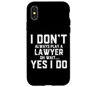 Abogado Divertido Disfraz Asesor Legal Abogados de Casos de litigios Carcasa para iPhone X/XS