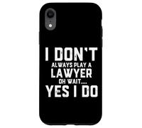 Abogado Divertido Disfraz Asesor Legal Abogados de Casos de litigios Carcasa para iPhone XR