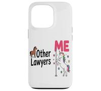Abogado Divertido Unicornio Otros Abogados Yo Amante del Carcasa para iPhone 13 Pro