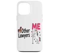 Abogado Divertido Unicornio Otros Abogados Yo Amante del Carcasa para iPhone 13 Pro MAX