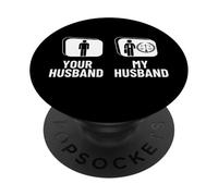 Abogado Su Marido Mi Esposo Esposa Abogado Divertido PopSockets PopGrip Adhesivo