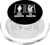 Abogado Tu Hija Mi Hija Papá Mamá Divertido Abogado PopSockets PopGrip para MagSafe