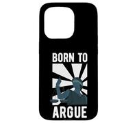 Abogados Born To Argue Abogados Estudio de leyes Abogados Diciendo Carcasa para iPhone 15 Pro