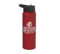 Abogados de Nelson & Murdock Justicia es ciega Stainless Steel Insulated Water Bottle