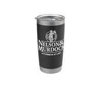 Abogados de Nelson & Murdock Justicia es ciega Vaso térmico de acero inoxidable de doble pared