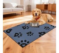 ABOHU Alfombra Comedero Gato Antideslizante, Alfombras de Silicona para Perros y Gatos, Tapete de silicona, Alfombra Comedero Perro Superabsorbente impermeable antideslizante 43×70 cm Fácil de Limpiar