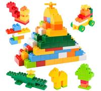 ABOHU Juego de bloques de construcción grandes clásicos, juego de bloques de construcción grandes de 246 piezas, compatible con todos los ladrillos a granel de las principales marcas juego de ladrillo