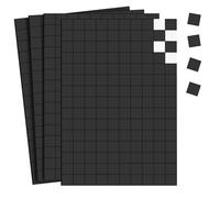 ABOHU Self Adhesivo Cuadrados Magnéticos Flexibles para Crear Imágenes Magnéticas, 600 PCS Placas Magnéticas Autoadhesivas 1x1 cm, Obras de Arte, Letreros O Pantallas, Adhesivos Cuadrados para Notas