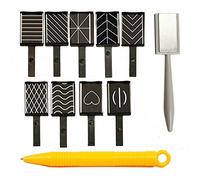 Aboiled 11 piezas/Set Herramienta de Arte de Uñas Bolígrafo Imán Para Diy Gatos Magnéticos Mágicos --Polaco Uvgel Polaco Ojo de 3D