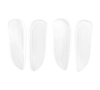 Aboiled 2 pares de plantillas mediales y laterales de silicona con cuña de talón - plantillas adhesivas correctoras para alineación de pies, dolor de rodilla, piernas de , artrosis para hombres y