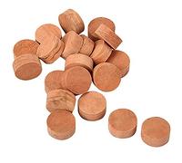 Aboiled 20 piezas saxofón corcho esteras trompeta corneta agua clave valor espía almohadillas de corcho para piezas de instrumentos de latón accesorios de reparación 20 piezas ()