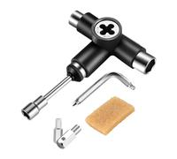 Aboiled Skate Tool All in One Multifuncional Trinquete Skateboard Tool with Skateboard Griptape Borrador Set