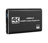Aboiled - Tarjeta de grabación de vídeo 4K USB 3.0 1080P 60FPS Game Capture Device