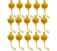 Aboiledy 15 paquetes de soportes para plantas Yoyo Grow Hanger con, soporte ajustable para plantas de interior Yo-Yo, extensibles para plantas de Yoyo para tomates, pepinos y plantas