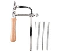 Aboiledy de marquetería en Forma de U con 12 Hojas, para joyería, para carpintería, para Madera, en Espiral para Metal, de calar, Fina, ajustab