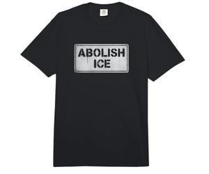 Abolir Ice | Cartel de protesta política - Stencil Comfort Colors Adult Heavyweight T-Shirt