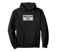 Abolir Ice | Cartel de protesta política - Stencil Sudadera con Capucha