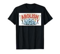 Abolish ICE Anti-ICE Poster Camiseta