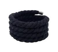 abolishr Cordones redondos de lino de 10mm de ancho para zapatillas, zapatos de tabla adecuados, cuerda para zapatos de lona, decoración de cordones deportivos