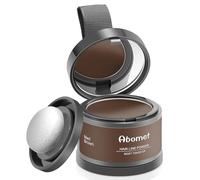 Abomet Root Touch Up Instant Cover para cabello en polvo gris para mujeres y hombres, marrón medio para ocultar la pérdida y el adelgazamiento del cabello