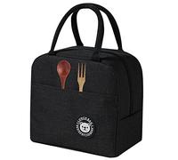 Abonda Almuerzo para niños pequeños,Mano Reutilizable para Mujer | Organizador Alimentos térmico Impermeable portátil con Cremallera para el Trabajo Escolar Ofic al Aire Libre