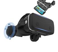 Abonda Gafas VR - Realidad Virtual - PC con Auriculares VR Transpirables para convertir su teléfono Inteligente en una Sala Cine privada y una Pantalla Juego