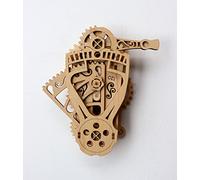 ABONG Kit de modelo de madera 3D para interruptor de luz de engranaje y leva, incluye 41 piezas y guía de construcción de video, reemplaza la cubierta básica del interruptor de luz, decora tú mismo