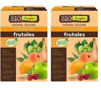 Abono arboles frutales granulado de flower de 2 kg, Ideal para Manzanos, Perales, Melocotoneros, Cerezos, Almendros, Crecimiento Equilibrado, 20.4x7.5x31cm, N/A (Paquete de 2)