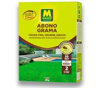 Abono Césped Kikuyu, Grama Fina, Gramón... 2 KG (Cubre hasta 100 m2) ECO | MUY EFECTIVO | Abono Liberación lenta | No provoca quemaduras (ni en Verano) | Fácil Aplicación sin diluir | Nexum Market