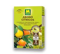 Abono ECOLÓGICO para Cítricos (Limoneros, Mandarinos, Naranjos...) de Gran Efecto Reverdesciente y Capacidad para Mejorar Frutos | Envase 1,5 KG | Apto Aplicación en Maceta y Suelo | Nexum Market