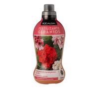 Abono Fertilizante Geranios 1 Litro MUY EFICAZ | Abono Líquido para Geranios y Plantas con Flor | Envase 1 Litro para 100 litros de Riego | Floración Abundante y Plantas Más Sanas | Nexum Market