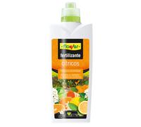 Flower - Fertilizante Líquido Cítricos 1 L | NPK 7-2-2 | Con Nitrógeno y Hierro | Abono Para Árboles Frutales | Con Tapón Dosificador | Revitaliza hojas