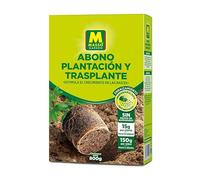 Abono para plantacion y transplante para todo tipo de plantas 800g - Masso Garden. Estimula el crecimiento de raices. Abono microgranulado. Listo para usar.