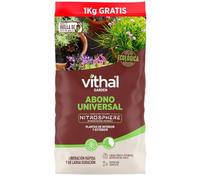 Abono universal para todo tipo de plantas 6kg - Vithal Garden. Liberacion controlada y de larga duracion. Sin olor. Apto en agricultura ecológica.