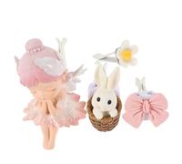 ABOOFAN 1 Juego Clip De Aromaterapia De Chica Bailosa Clips De Ventilación De Aire De Chica Clip De Ventilación Del Difusor Del Coche Accesorios De Coche Lindos Resina