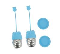 ABOOFAN 1 Juego Infusores De Reutilizables De Silicona De Filtros Para Preparar Accesorios Ecológicos Para Con Amigos Y Familia 2 Piezas