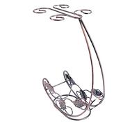 ABOOFAN 1 Pc Estantería De Vino Mueble Bar Herreros Botellero De Esquina Oro Pararse Piscina Abridor De Vino Sacacorchos Dispensador De Tiro Vino Tinto Botellero Individual Hierro Forjado
