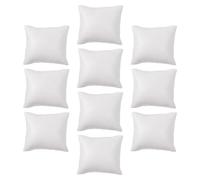 ABOOFAN 10 Almohadillas de Color Blanco para Reloj de Cuero Pu y Algodón Pp, Cojines Protectores Cómodos para Guardar y Exhibir Relojes en Caja