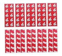 ABOOFAN 10 Hojas Pegatinas Magnéticas de Recompensa con Diseño de Pulgar y Bandera Imán para Refrigerador Stickers Decorativos para Aula y Hogar