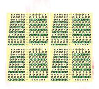 ABOOFAN 10 Pegatinas Transparentes para Diapasón de Guitarra Etiquetas Adhesivas para Trastes Compatibles Guitarras Acústicas y Eléctricas de 6 Cuerdas para Aprender y Dominar Notas