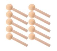 ABOOFAN 10 piezas Clavijas de Madera para Tablero Perforado Ganchos Resistentes para Colgar Palos de Madera Lisos sin Rebabas Accesorios Versátiles para Manualidades y Proyectos DIY