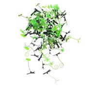 ABOOFAN 100 Piezas Bean Sprout Hairpins Realistic Plant Clips Adorned With Leaf Design Fun Hair Accessories For Children And Women For DIY Party Costumes And Everyday Styling