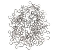 ABOOFAN 100 piezas Unidades Ganchos de Hierro para Fijar Fundas y Cojines de Asiento Coche Accesorios Interiores Resistentes y Duraderos para Automóviles