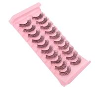 ABOOFAN 10pares Pestañas Postizas Gruesas De Curvatura Natural Pestañas Postizas Para Mujeres Maquillaje Cosmético Extensiones De De Aspecto Natural