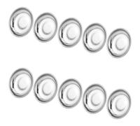 ABOOFAN 10piezas Placa de Utilería para Efectos Especiales de Acero Inoxidable Bandeja Básica para Pellets de Humo para Estudios Cinematográficos y Fotografía Creativa